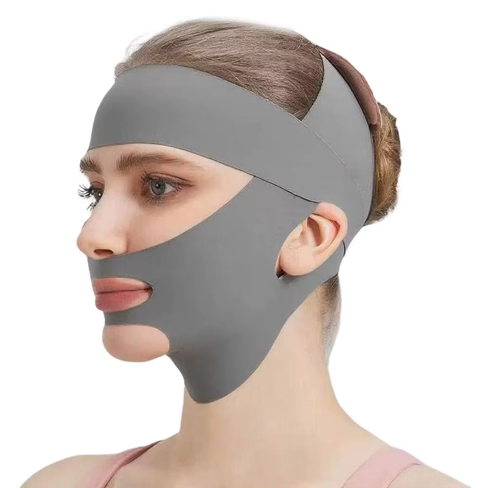 Facial Slimming Bandage for Relaxation and Lift - Double Chin Reduction and Facial Contouring Massage Belt