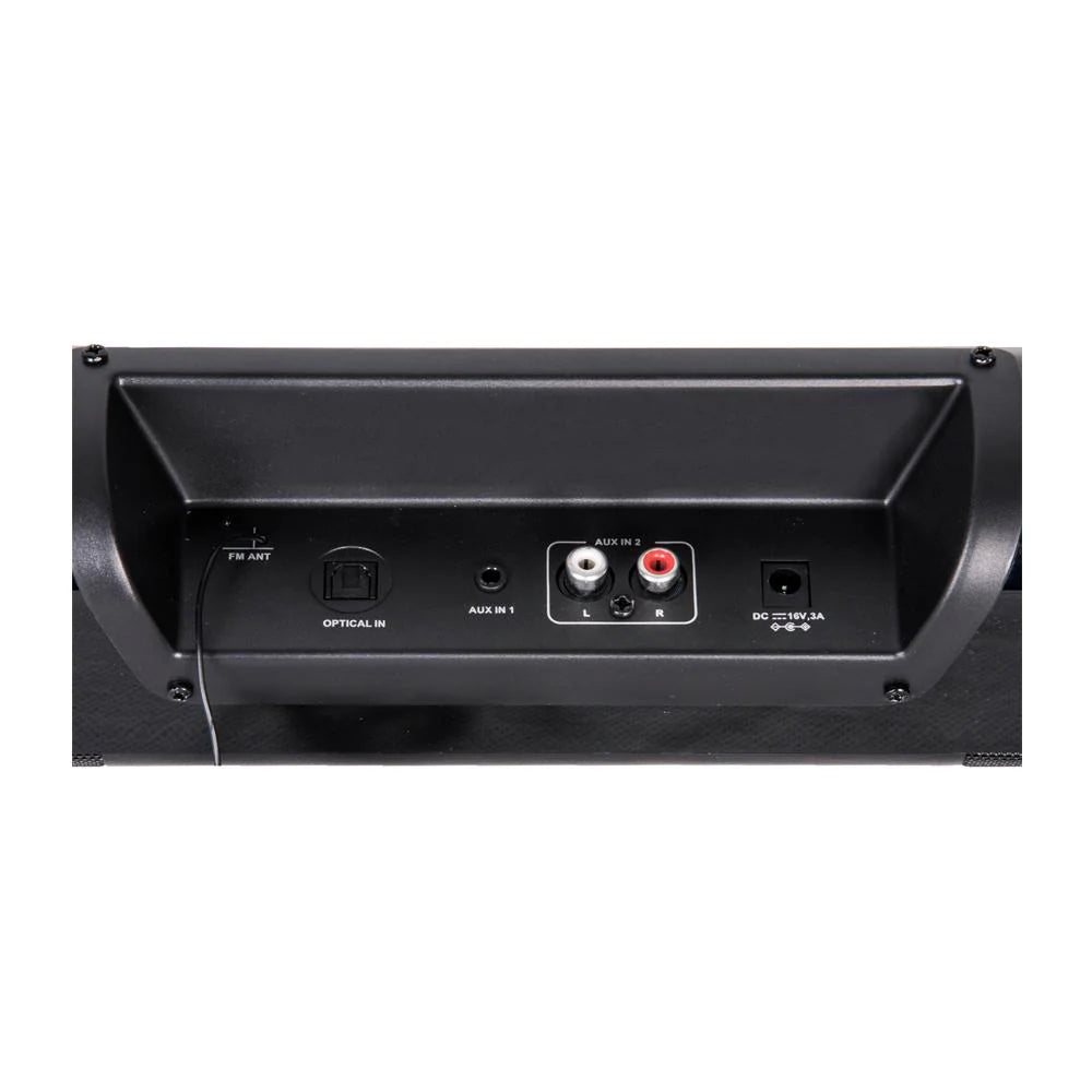Supersonic 37" Premium Optical Bluetooth Soundbar System with Voice Control (SC-1419SBA)