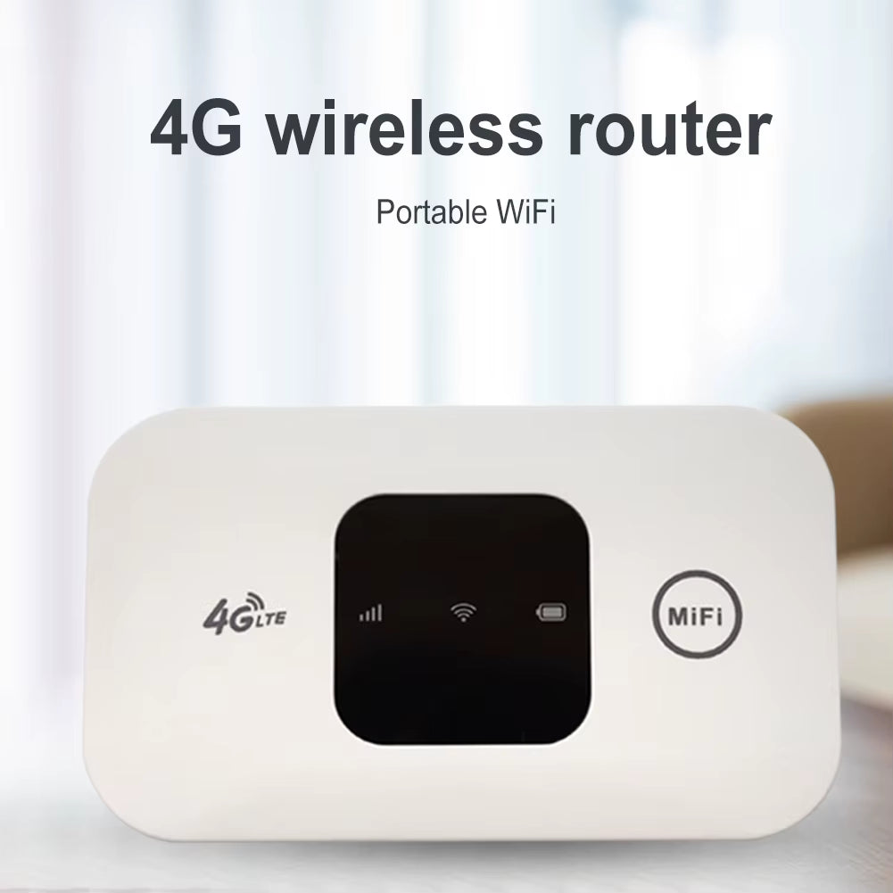 2100Mah Wireless Modem 4G Pocket Wifi Router Portable Mobile Hotspot with SIM Card Slot Wide Coverage 4G Wireless Router