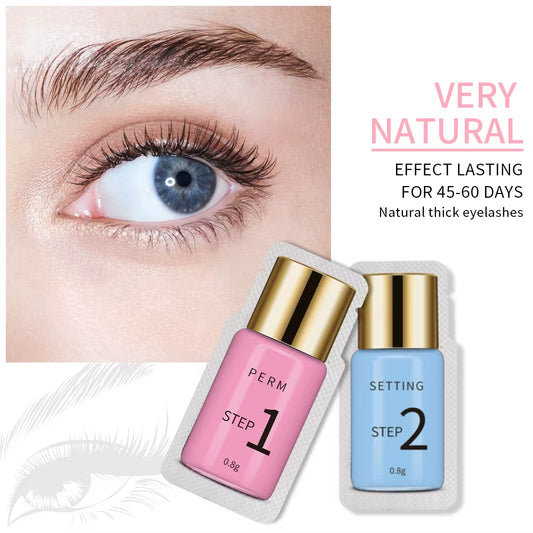 10 Pairs of Sachet Lash Lifting Lotion for 10-12 Minute Lash Perm and Fixation - Individual Makeup Tool Packages