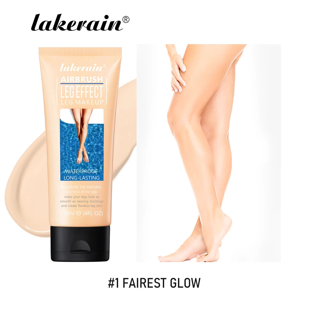 Leg Makeup Moisturizing Liquid Body Foundation - Waterproof Tanning Cream for Even Skin Tone in 3 Shades