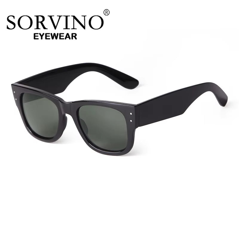 Trendy Square Sunglasses for Women and Men Retro Vintage 70S Sun Glasses Shades Black Tortoiseshell Frame UV Protection