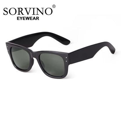Trendy Square Sunglasses for Women and Men Retro Vintage 70S Sun Glasses Shades Black Tortoiseshell Frame UV Protection