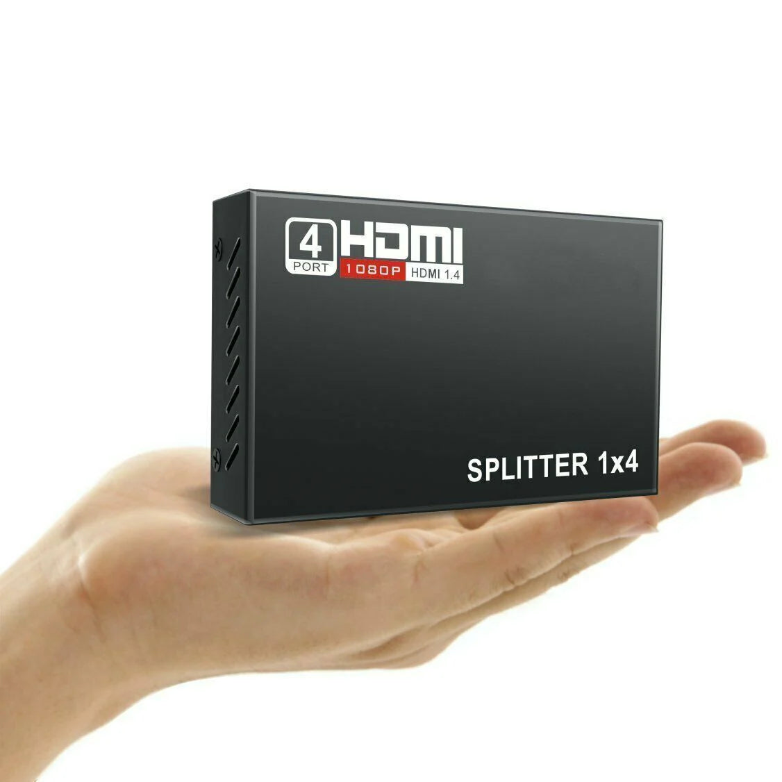 4 Port HDMI 4K Hub Multi Splitter & Amplifier for 3D HDTV 1080P 1X4 1 in 4 Out