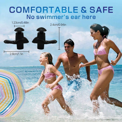 5/10 Pairs Soft Silicone Ear Plugs for Swimming Sleeping anti Snore Reusable USA