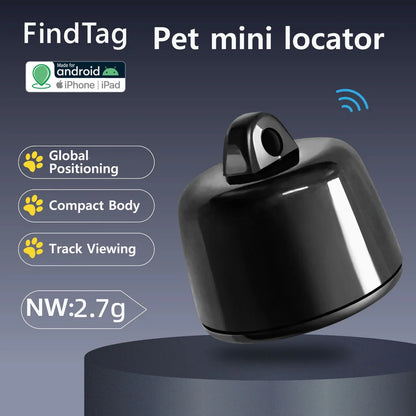 Mini Pets Global Locator Compatible with Android ISO System for Birds and Dogs and Cats View 3 Days of Movement GPS Tracker