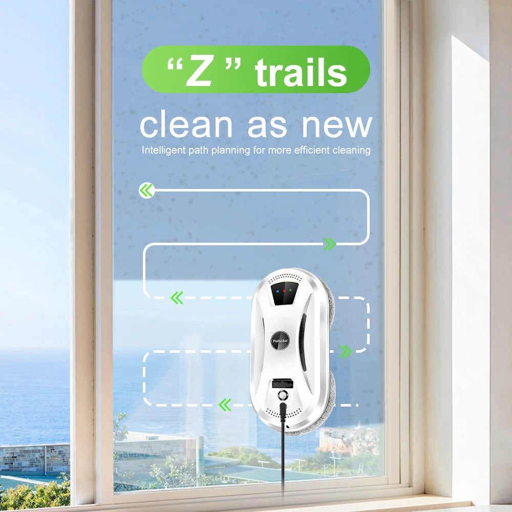 Ultra Thin Robot Vacuum Cleaner Window Cleaning Robot Window Cleaner Electric Glass Limpiacristales Remote Control for Home