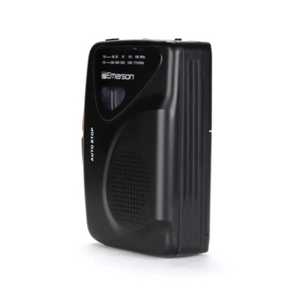 Emerson Portable Cassette Player & Recorder W AMFM Radio and Built-In Speaker