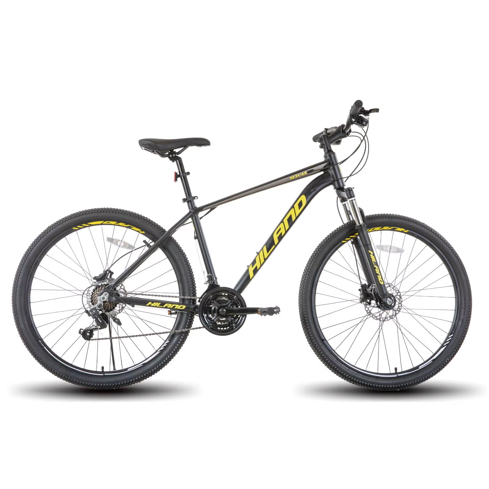 Aluminum Mountain Bike 21 Speeds, Hydraulic Disc-Brakes, Lock-Out Suspension Fork, 27.5 Inch Wheel, Bike for Men Mens