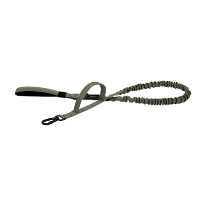 Adjustable Military Dog Leash with Quick Release Elastic Rope and Dual Control Handles for Medium and Small Dogs