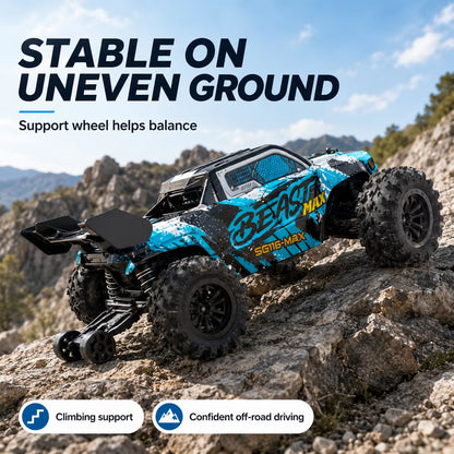 ZNLYRION 1:16 Scale RC Off-Road Buggy with Optional Brushless Motor and 4WD - SG116MAX PRO Remote Control Racing Truck with Anti-Slip Tires