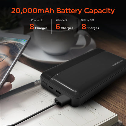 Hypergear 20000Mah 20W PD + USB Power Bank