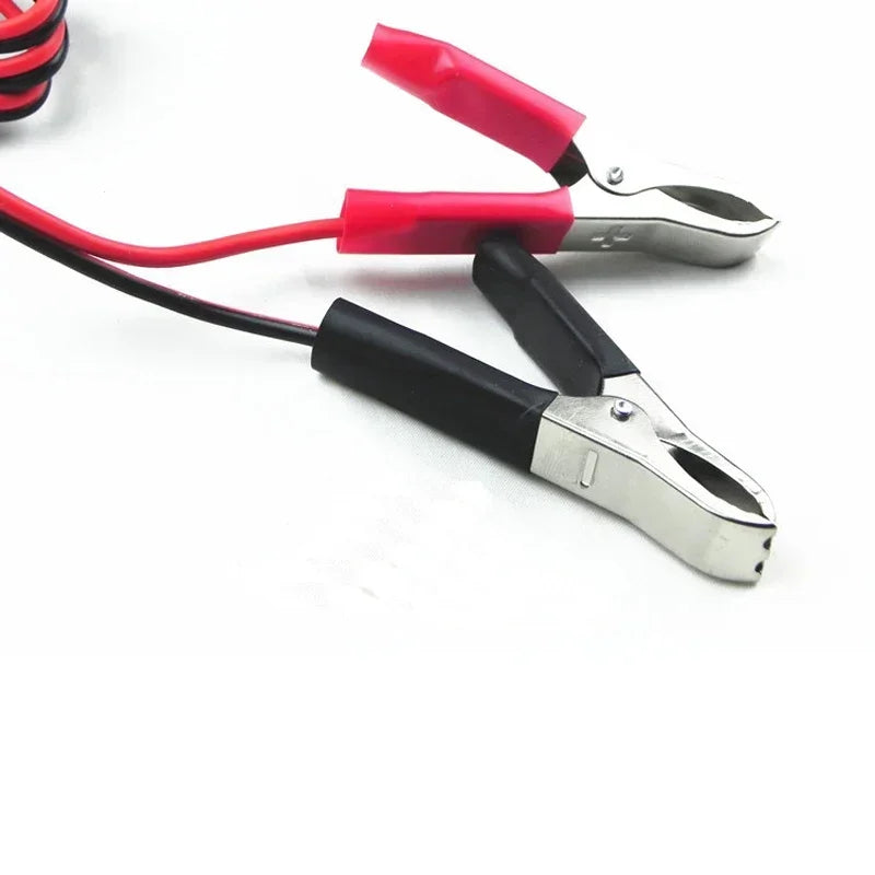 12V Car Battery Clip to Cigarette Lighter Socket High Power Pure Copper Adapter for Automotive Use