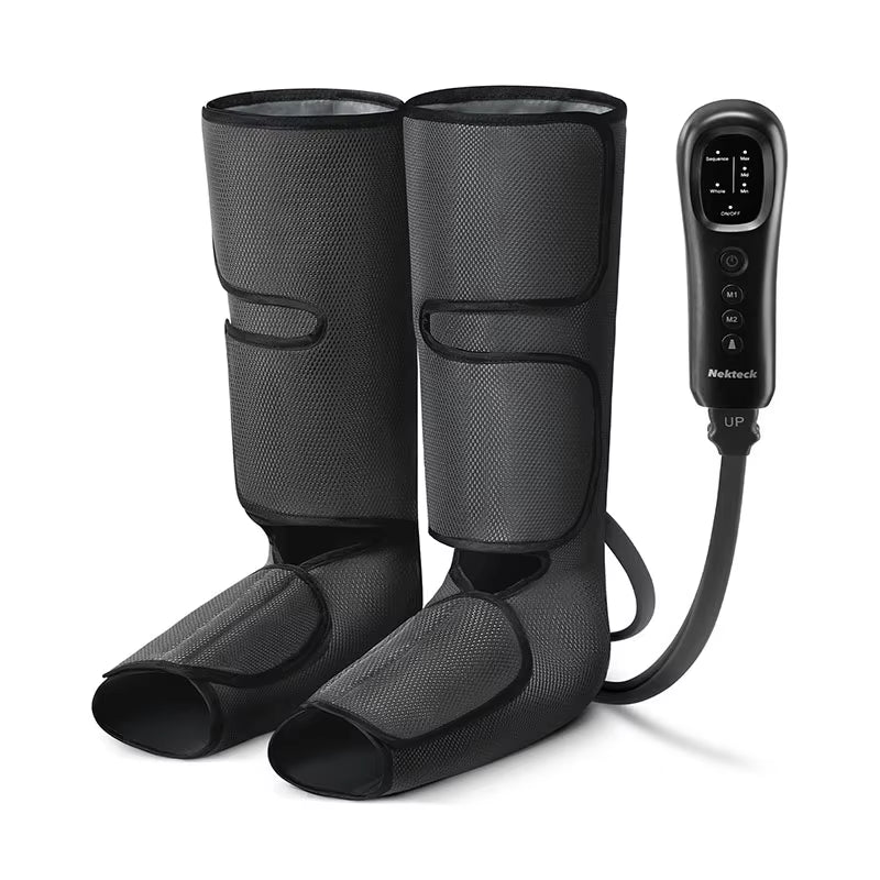 Leg Massager Air Compression Calf Wraps Air Pressure Massage for Blood Circulation and Relaxation Lymphatic Drainage