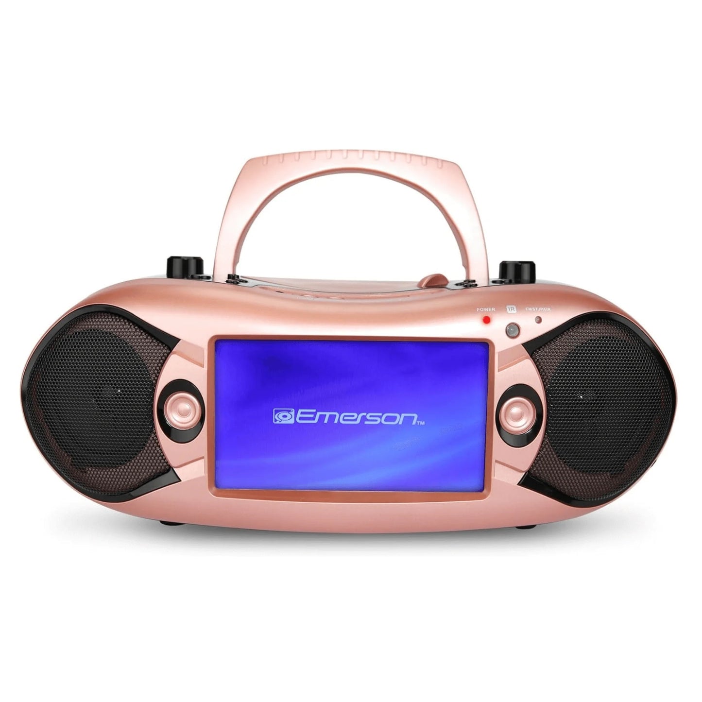 Emerson 7" Bluetooth DVD Boombox W AMFM Radio, Stereo Speakers & Multi-Media