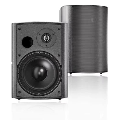 6.5" 400W 2PCS Indoor Outdoor Bluetooth Speakers Wall Mount Speakers Waterproof Weather Resistant for Patio Garage Home