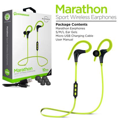 Hypergear Marathon Wireless Sports Earphones Active