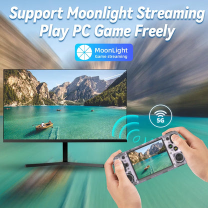 RG35XX H Handheld Game Console 3.5''IPS Screen HDMI Output Linux System RG35XXH Retro Video Simulator Console Kids Gift