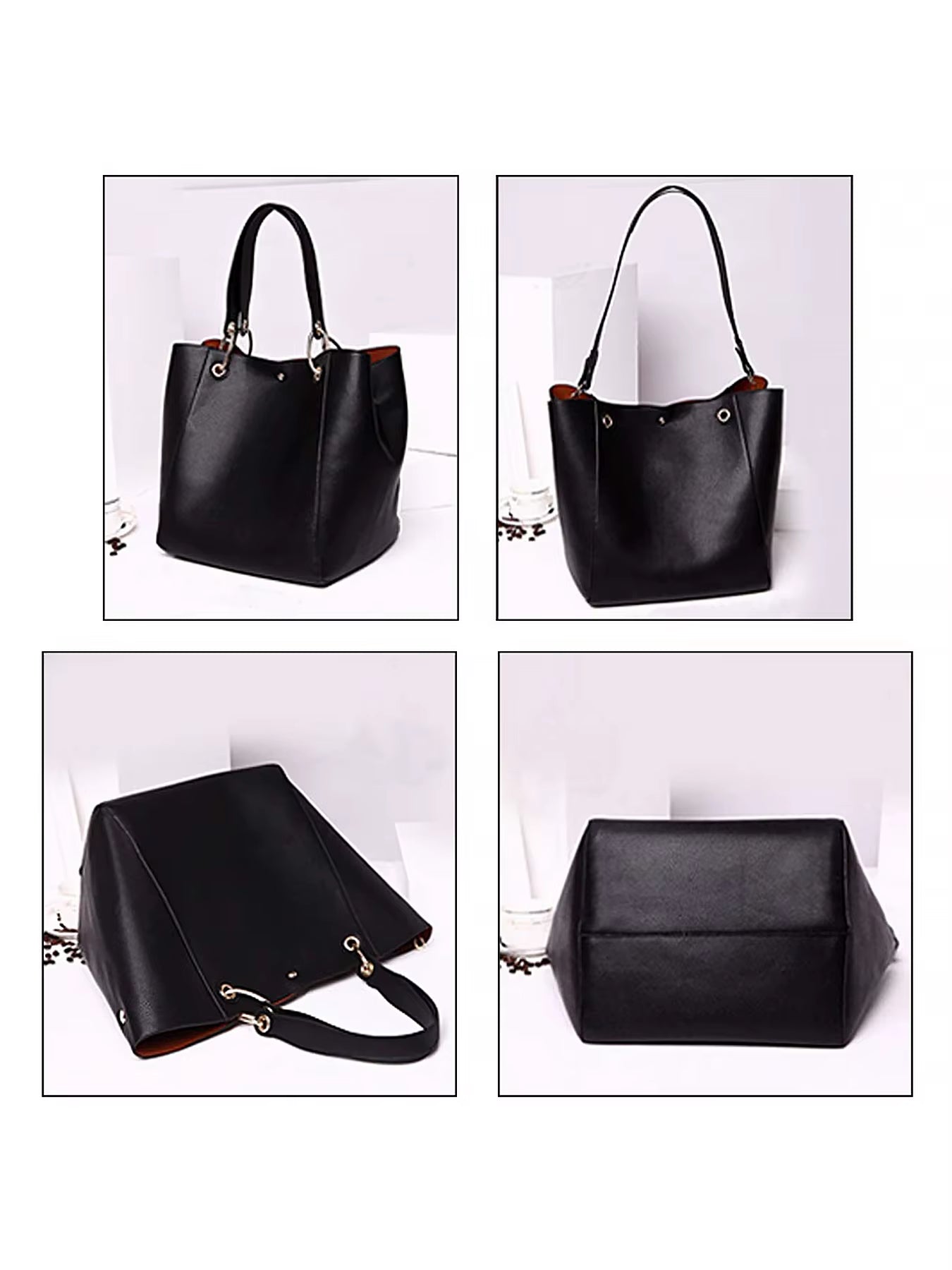 Pahajim Handbags for Women Large Tote Bag PU Leather Waterproof Handbags Shoulder Bag Womens Top Handle Bag for Work Shopping Ba