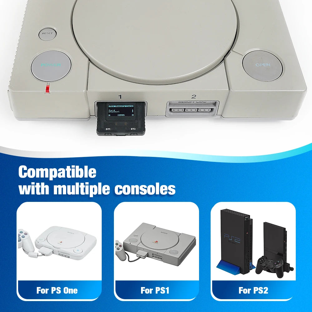 Psxmemcard Gen2 SD2PSX Memory Card for PS1/PS2 SD Card Reader Card Adapter for PS One Game Console save Data Game Card