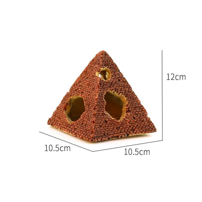 Fish Tank Reptile Box Landscaping Decoration Creative Resin Ornament Lizard Gecko Tree Root Hide Cave Amphibians Terrarium Decor