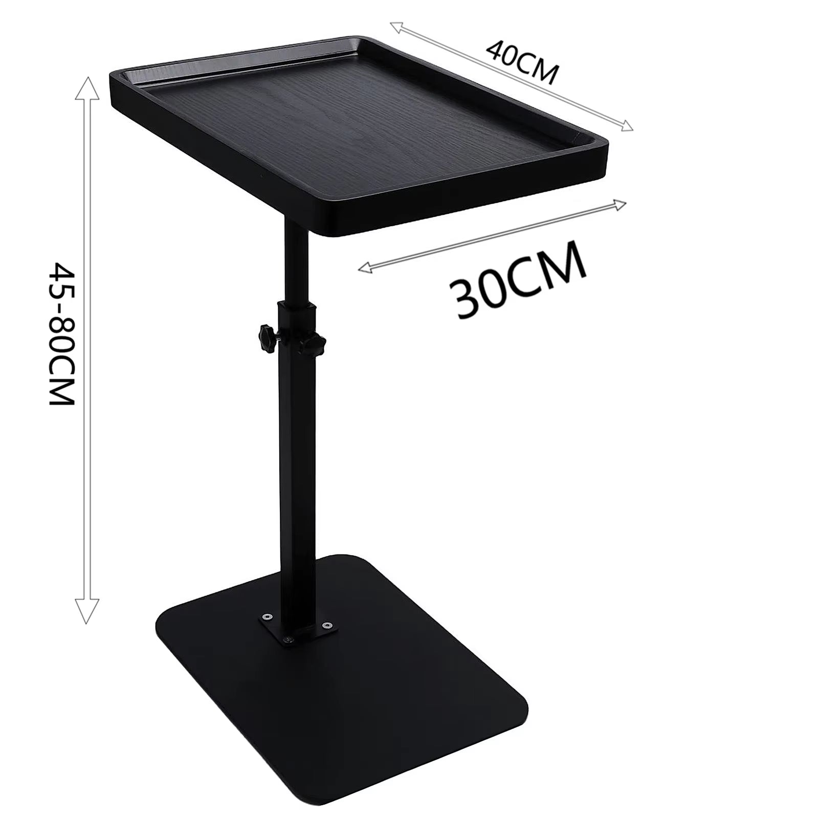 C Shaped Living Room Side Table Sofa Side Cabinet Mobile Coffee Table Simple Small Square Table Bedroom Bedside Table with Wheel