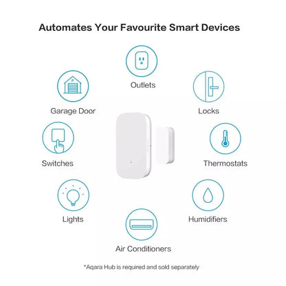 Door Window Sensor Zigbee Wireless Connection Alarm Smart Mini Door Sensor Work with  Gateway Mi Home Homekit APP