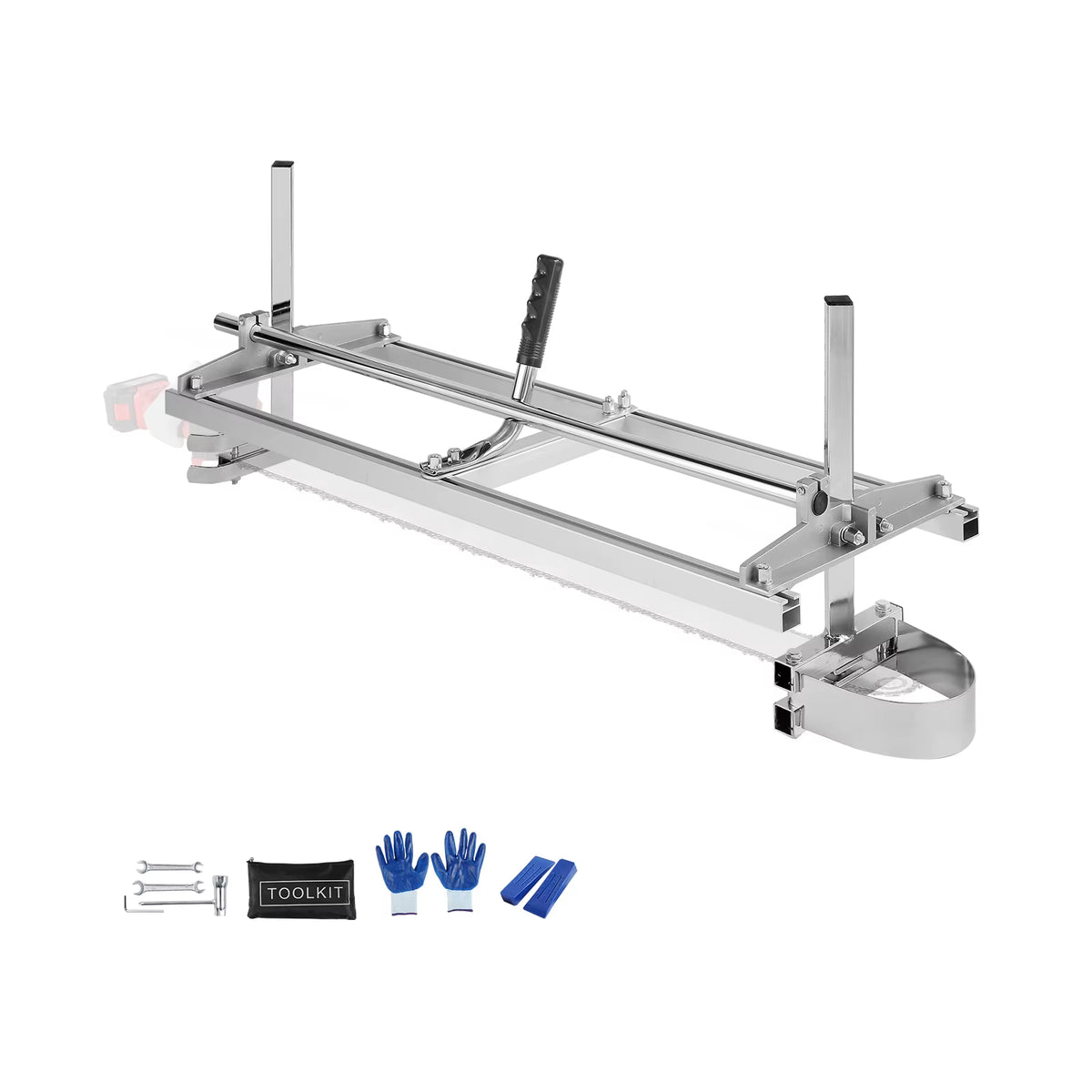 Succebuy Adjustable Chainsaw Mill Guide Bar for Planking - 14"-36" with 0.2"-11.81" Cut Thickness for Builders and Woodworkers