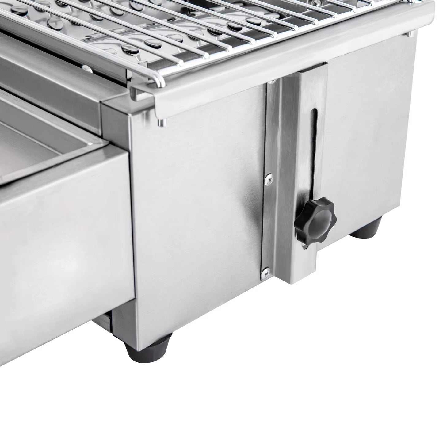 Professional 4-Burner Stainless Steel Portable Tabletop Propane/Lpg Gas Grill ,Smokeless for Camping & Indoor/Outdoor BBQ