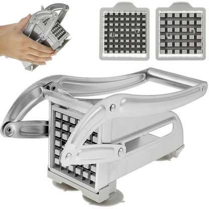 1Pc Stainless Steel Manual Potato Cutter French Fries Slicer Potato Chips Maker Meat Chopper Dicer Cutting Machine Tools