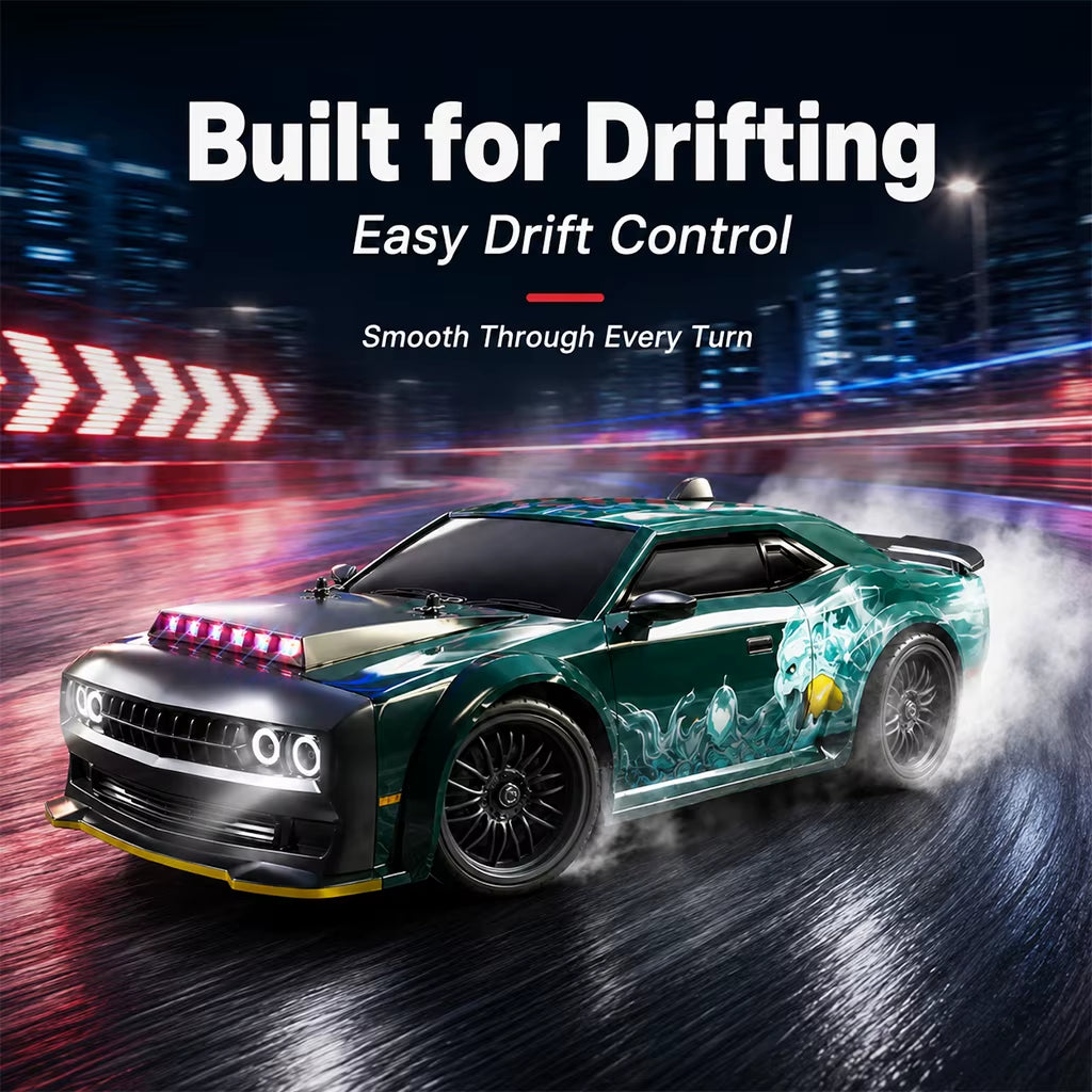 ZNLYRION SG216PRO 1:16 Scale 4WD Brushless RC Drift Car - 70KM/H Remote Control Racing Vehicle with LED Lights for Adults
