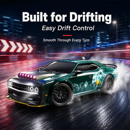 ZNLYRION SG216PRO 1:16 Scale 4WD Brushless RC Drift Car - 70KM/H Remote Control Racing Vehicle with LED Lights for Adults