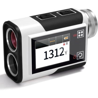 CIGMAN Golf Rangefinder 1312 Yards Slope Compensation 2.4 Inch Touchscreen 6X Magnification Flag Lock Vibration Rechargeable USB-C Golf Accessories IP54 Water Resistant