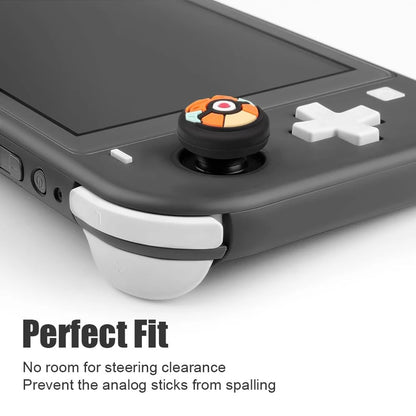 4Pcs Cartoon Silicone Analog Thumb Grip Caps Compatible with Nintendo Switch Oled/Switch Lite/Switch Joystick Protective Cover