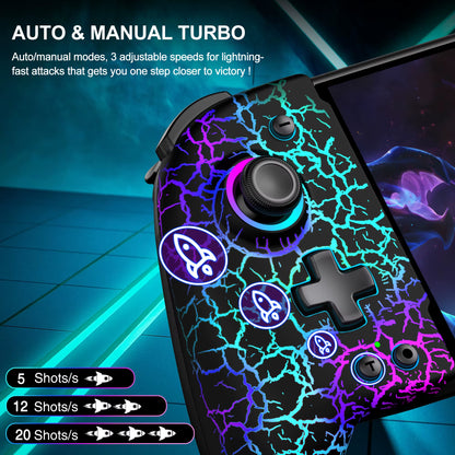 BEBONCOOL JC200 Switch Controller for Nintendo Switch/Switch OLED Joystick Gamepad Built-In 6-Axis Gyro Design Handheld Grip