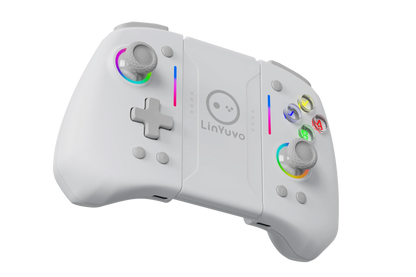 Wireless Joystic for Switch/Oled Support Wake Up, Gyro Axis, Turbo, Dual Vibration with Dazzling Lights KS42