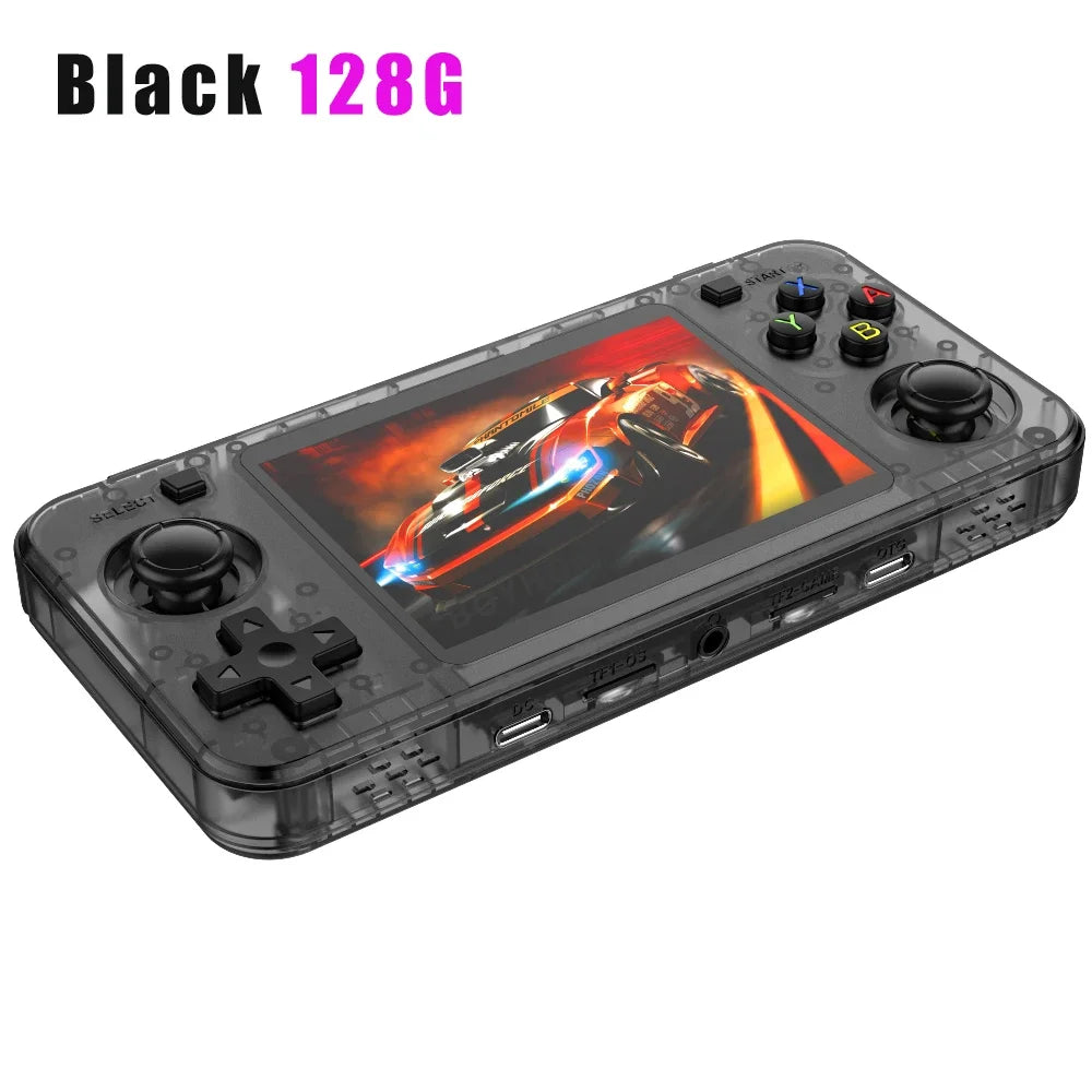 New R36H Retro Handheld Console Open-Source Linux System Classic Game Consoles 3.5 Inch IPS Screen 64G Portable Video Player