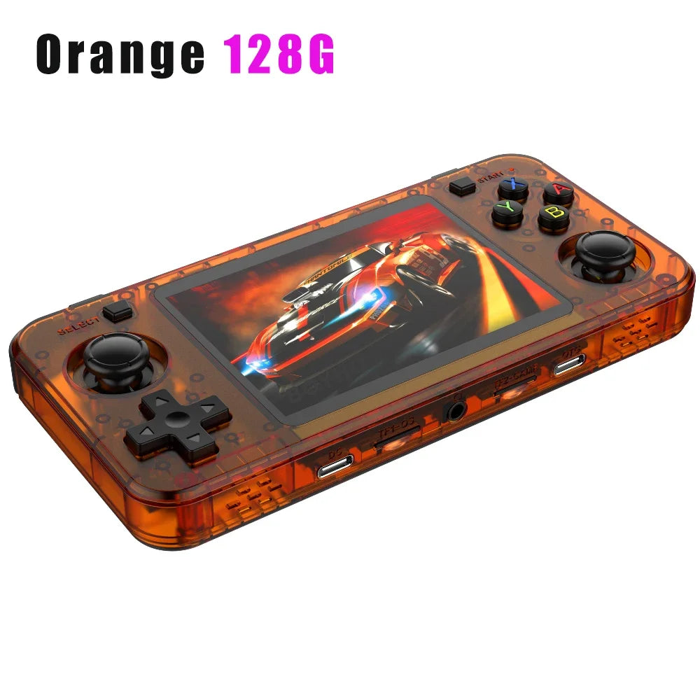 New R36H Retro Handheld Console Open-Source Linux System Classic Game Consoles 3.5 Inch IPS Screen 64G Portable Video Player