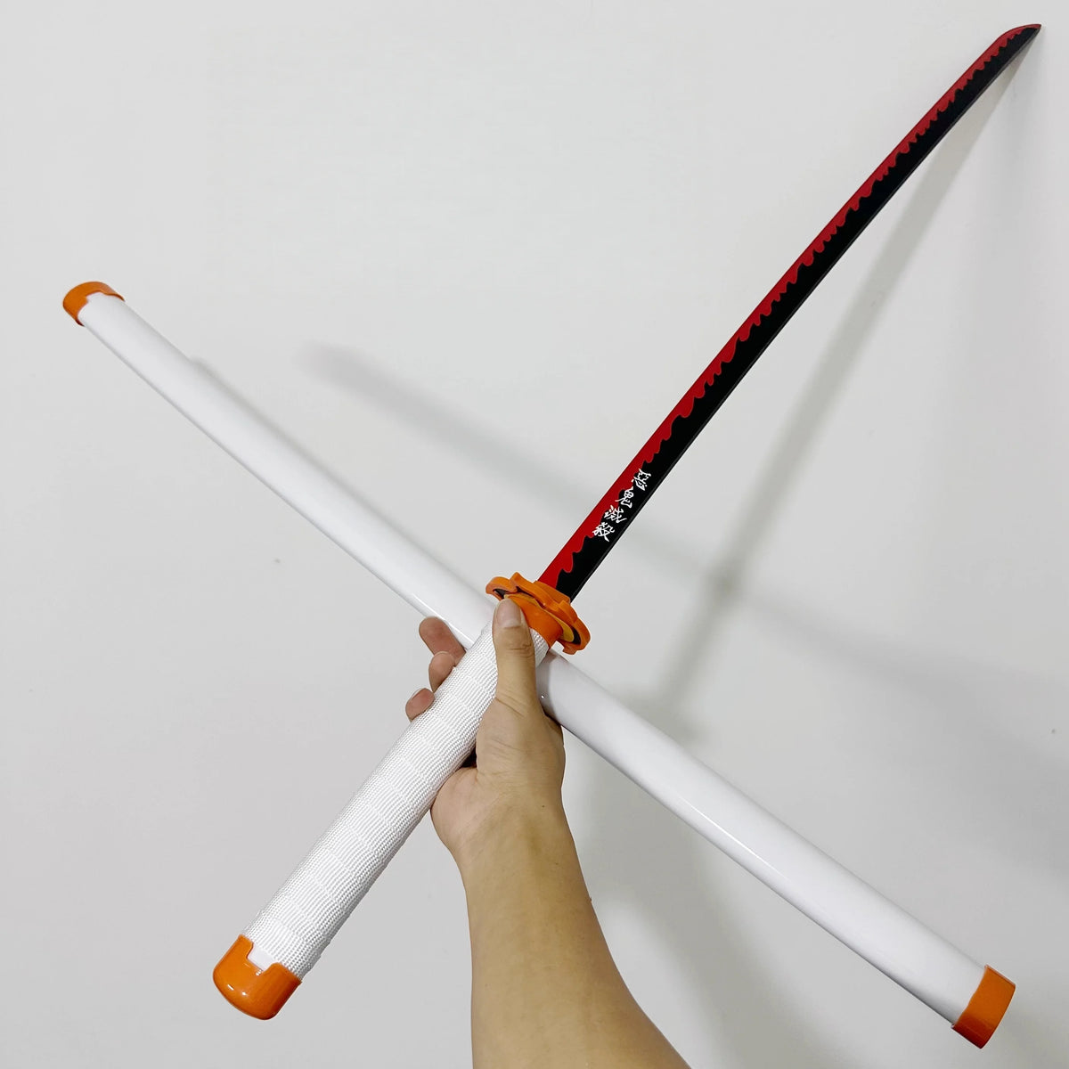 40-Inch Bamboo Demon Slayer Katana - Authentic Anime Cosplay Large Ninja Sword Replica Gift