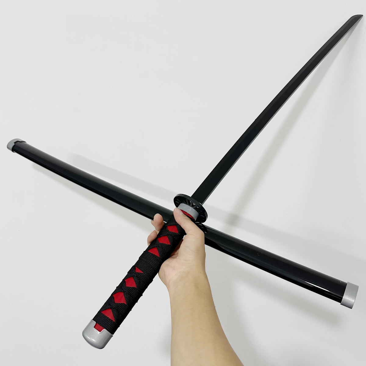 40-Inch Bamboo Demon Slayer Katana - Authentic Anime Cosplay Large Ninja Sword Replica Gift