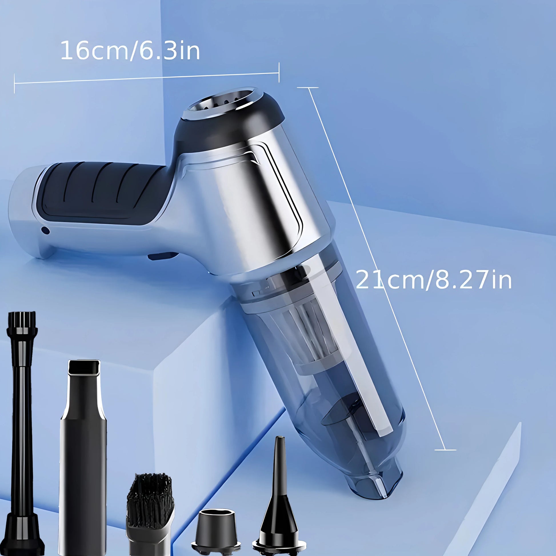 Car Wireless Vacuum Cleaner, Multi-Function Powerful Blowing and Suction, Household Handheld High-Power Dust Collector