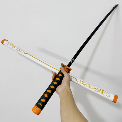 40-Inch Bamboo Demon Slayer Katana - Authentic Anime Cosplay Large Ninja Sword Replica Gift