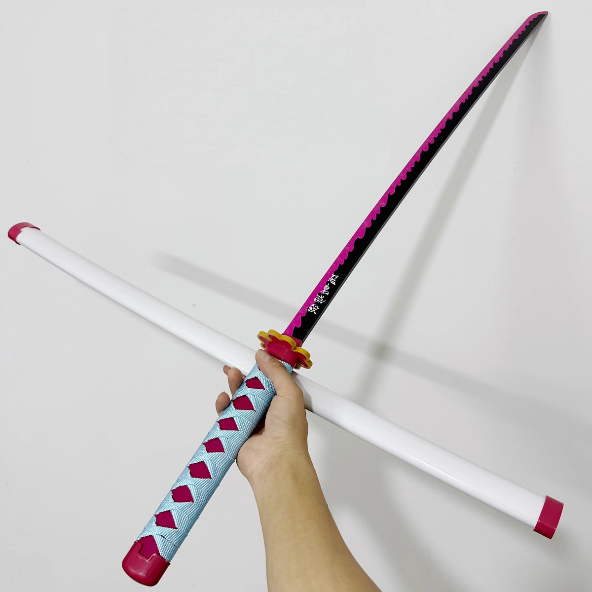 40-Inch Bamboo Demon Slayer Katana - Authentic Anime Cosplay Large Ninja Sword Replica Gift