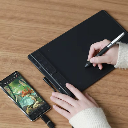 Huion Inspiroy 2 M H951P Graphics Tablets 8.7X5.4 Inch Pentech 3.0 Digital Drawing Pen Tablet 8 Express Keys with 3 Group Key