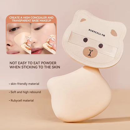 Dual-Use Soft Marshmallow Air Cushion Sponge Powder Puff for Liquid Foundation and Daily Cosmetic Application
