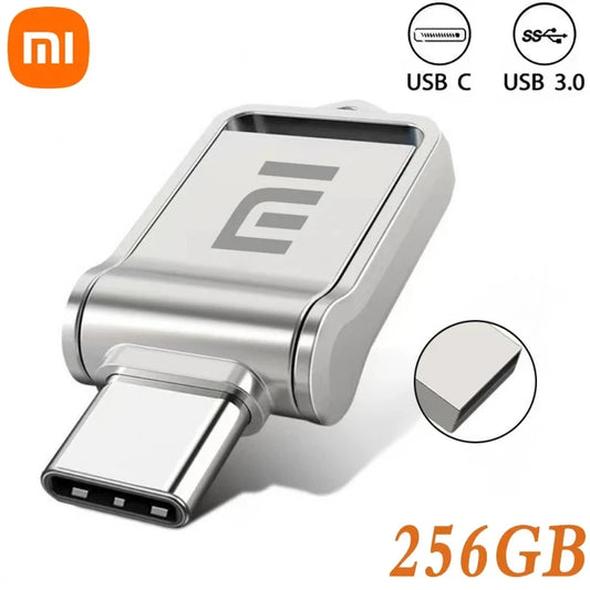 Xiaomi 2TB Usb 3.2 Flash Drive High Speed Type-C Interface Dual-Use Flash Memory 512GB 1TB Stick for Phone Windows 11 Computer