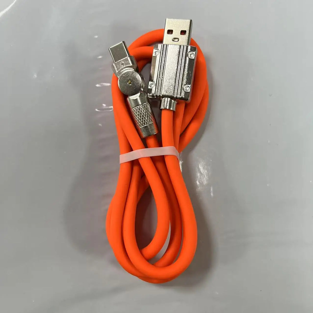 120W 7A Fast Charging USB Type-C Cable with 180-Degree Elbow Design for Xiaomi, Redmi, and Honor Smartphones