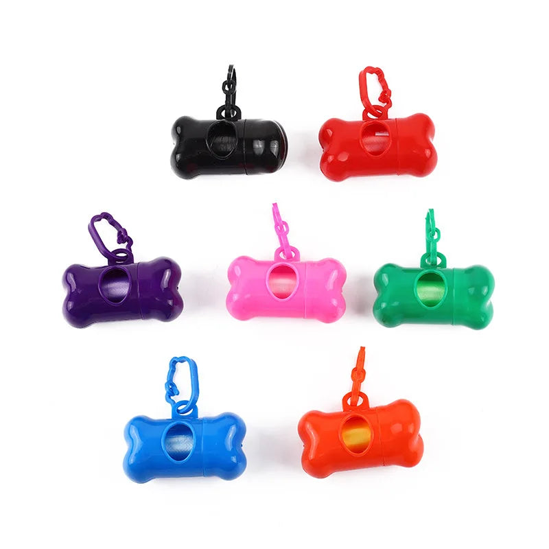Bone-Shaped Pet Waste Bag Dispenser for Dogs - Convenient Cleaning Solution for Outdoor Use