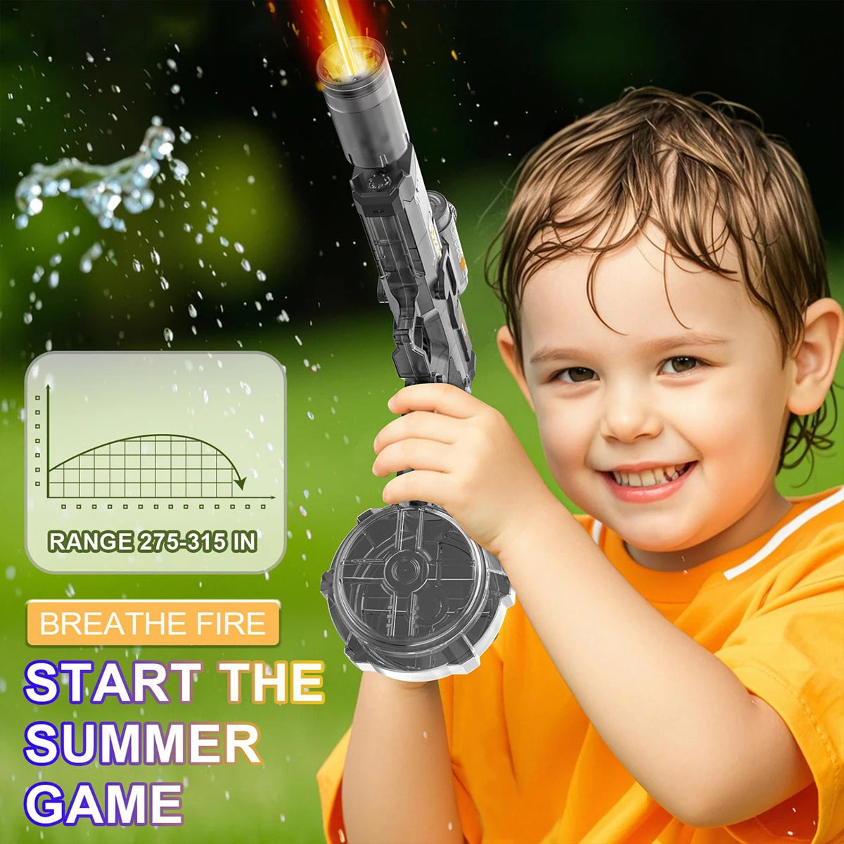Automatic Electric Water Gun Blaster for Summer Outdoor Fun - Ideal for Beach and Pool Parties, Perfect Gift for All Ages
