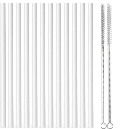Set of 12 Long Color Replacement Straws for 40 Oz and 30 Oz Tumblers